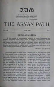 The Aryan Path Vol-IX No-6