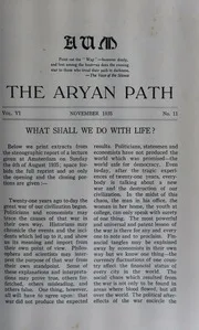 The Aryan Path Vol-VI No-11