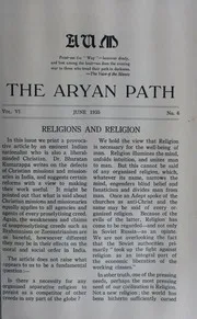 The Aryan Path Vol-VI No-6