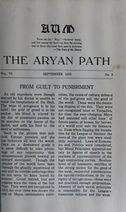 The Aryan Path Vol-VI No-9