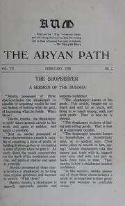 The Aryan Path Vol-VII No-2