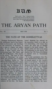 The Aryan Path Vol-VII No-5