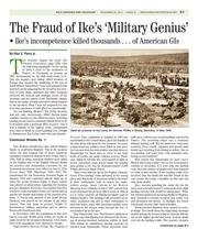 The Barnes Review Eisenhower Ike's Censored WWII Holocaust nwo illuminati freemasons