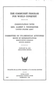 The Communist Program For World Government Congressional Investigation nwo illuminati freemasons