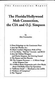 The Florida Hollywood Mob Connection, The CIA And O. J. Simpson dope inc mkultra monarch nwo illuminati freemasons