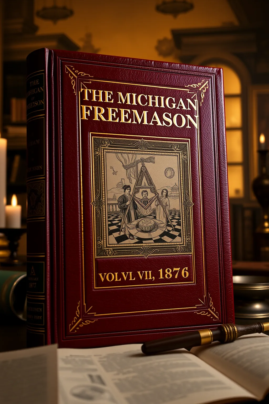 The Michigan Freemason Vol VII 1876 — Freemasonry & Secret Societies