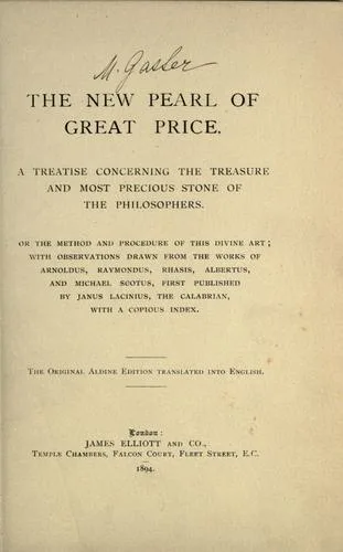 The new pearl of great price — Alchemy & Hermeticism