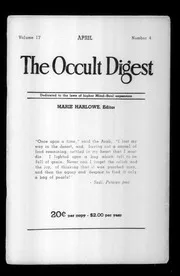 The Occult Digest 1941-04: Vol 17 Iss 4