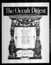 The Occult Digest 1973: Vol 3 Iss 1