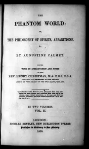 The phantom world; or, The philosophy of spirits, apparitions, etc. ... 1850: Vol 2 Iss 188