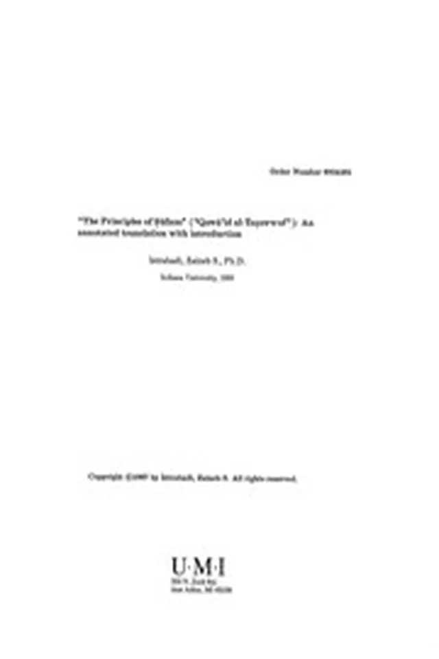 The Principles Of Sufism Qawaaid Al Tasawwuf By Ahmad Zarruq