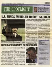 The Spotlight Volume 27 Number 11 March 12 2001 Bush Iraq 9-11 Bilderberg Gore Greenspan nwo illuminati freemasons