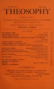 Theosophy 1897-06: Vol 12 Iss 3