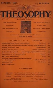 Theosophy 1897-10: Vol 12 Iss 7