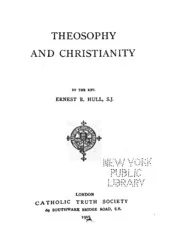 Theosophy and Christianity