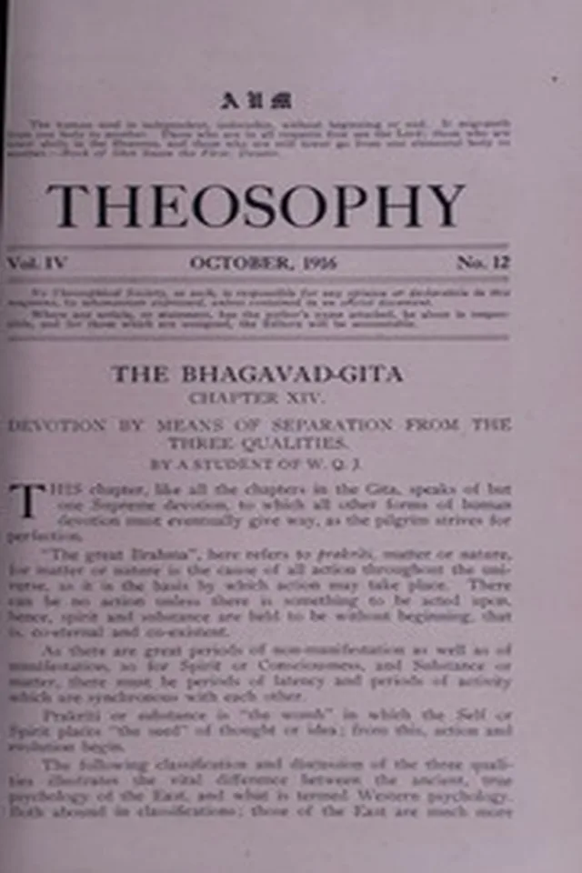 Theosophy Vol-IV,No-12,October 1916