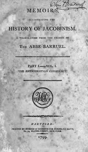 1799 Abbe Barruel History of Jacobinism Vols 1-4 COMPLETE french revolution nwo illuminati freemasons