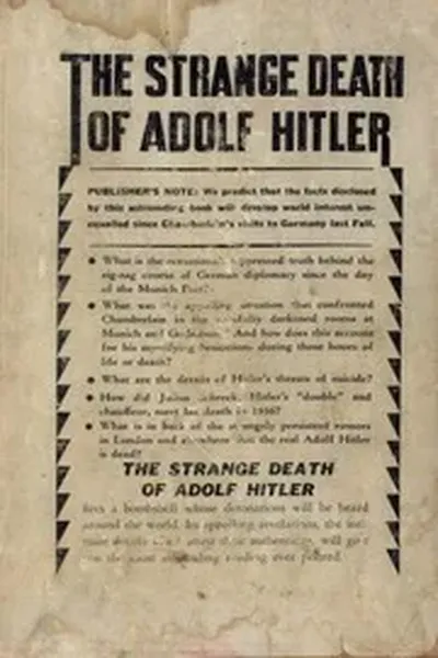1939 The Strange Death Of Adolf Hitler 1939 nwo illuminati freemasons doppelganger double