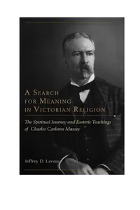 A Search for Meaning in Victorian Religion