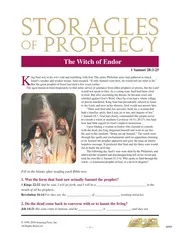 Amazing Facts - Storacles Of Prophecy 09 - The Witch Of Endor