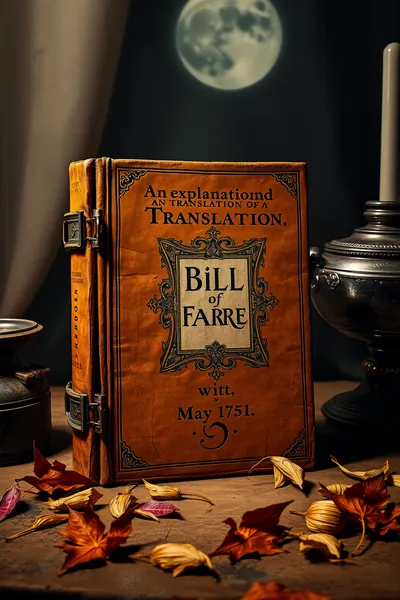 An explanation and translation of a modern bill of fare, May 1751, with genuine prints of the courses as they were served up, and what the dishes and desert wre composed of. 1751