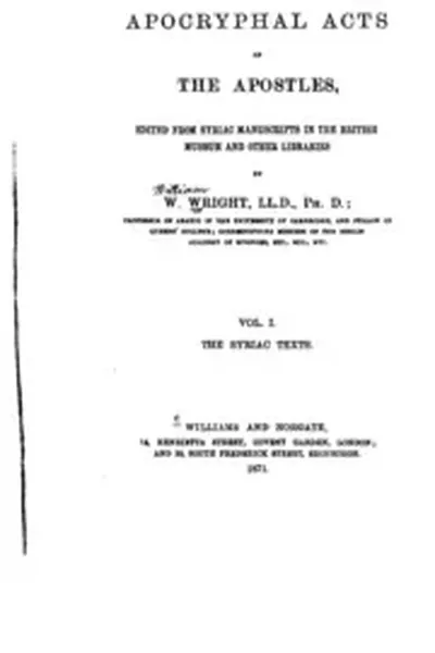 Apocryphal Acts of the Apostles