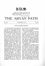 Aryan Path Vol. 4.11