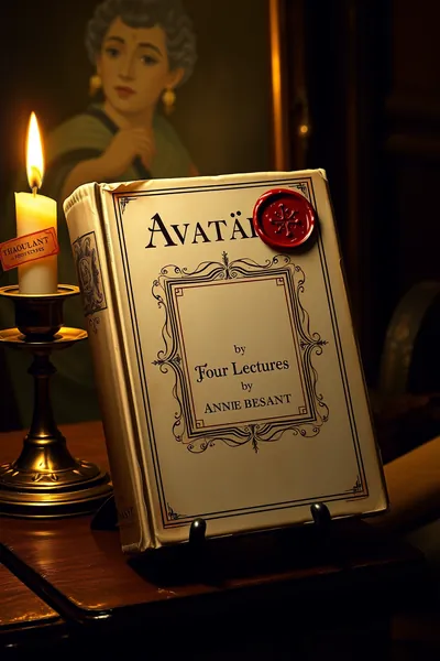 Avatâras: Four lectures delivered at the twenty-fourth anniversary; meeting of the Theosophical Society at Adyar, Madras,; December, 1899