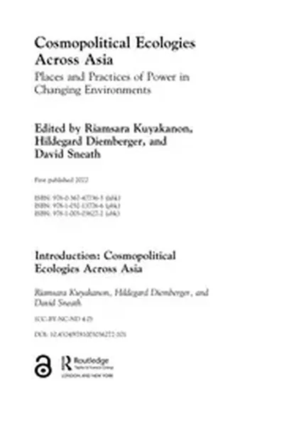 Chapter Introduction - Cosmopolitical Ecologies Across Asia