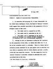 CIA Reading Room cia-rdp79r00904a000500010064-8: STUDIES OF COMMUNICATIONS VULNERABILITY