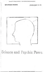 CIA Reading Room nsa-rdp96x00790r000100040008-6: SCIENCE AND PSYCHIC POWER