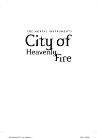 City of Heavenly Fire