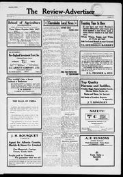 Claresholm review-advertiser (1927-10-07)