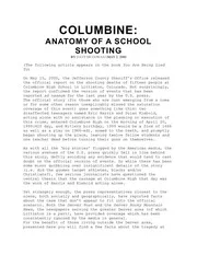 COLUMBINE terror state psyop nwo illuminati freemasons david mcgowan