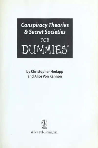 Conspiracy theories & secret societies for dummies