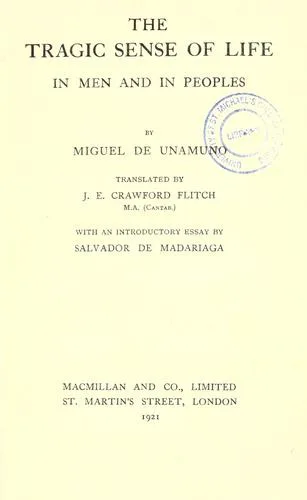 Del sentimiento trágico de la vida en los hombres y en los pueblos