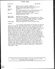 ERIC ED381091: Mystical Experiences and Addiction Beliefs of Undergraduate and Graduate Students.