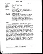 ERIC ED390205: Exceptional Parent, 1995.