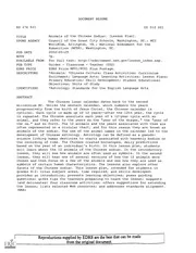 ERIC ED476541: Animals of the Chinese Zodiac. [Lesson Plan].