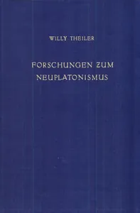 Forschungen zum Neuplatonismus