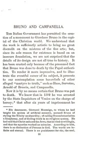 Giordano Bruno Heretic From Lies And Errors Parsons 1893 nwo illuminati freemasons