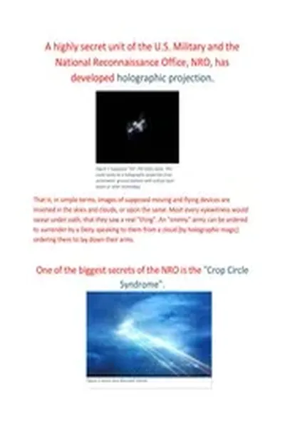 Holographic Projection NRO Alien Invasion Crop Circles Laser NASA Bluebeam Skolnick nwo illuminati freemasons