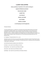 ILLUMINATI RACIAL DOCTRINE