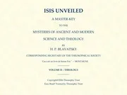 ISIS Unveiled Vol 2 Blavatsky H. P.