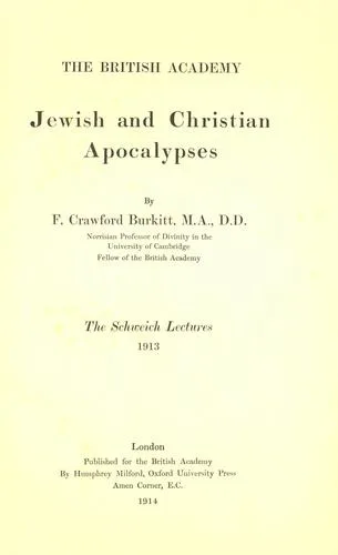 Jewish and Christian Apocalypses