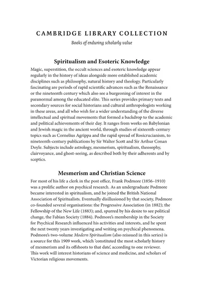 Mesmerism and Christian Science