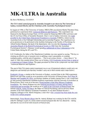 MKultra Monarch in Australia nwo illuminati freemasons