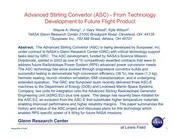 NASA Technical Reports Server (NTRS) 20080047351: Advanced Stirling Convertor (ASC) - From Technology Development to Future Flight Product