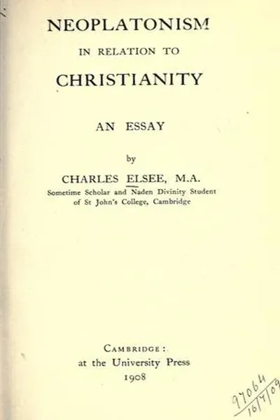 Neoplatonism in relation to Christianity