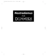 Nostradamus For Dummies